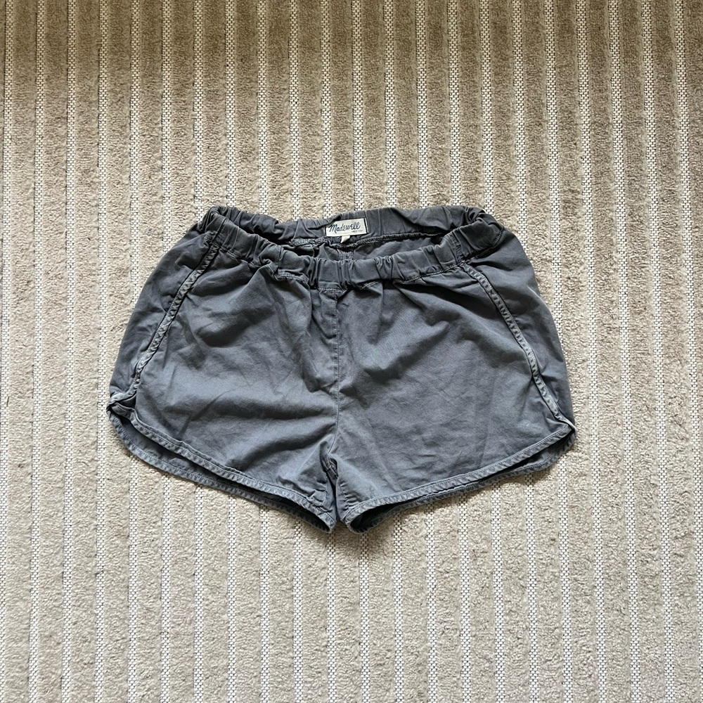 Madewell Gray Cotton Women's Shorts
